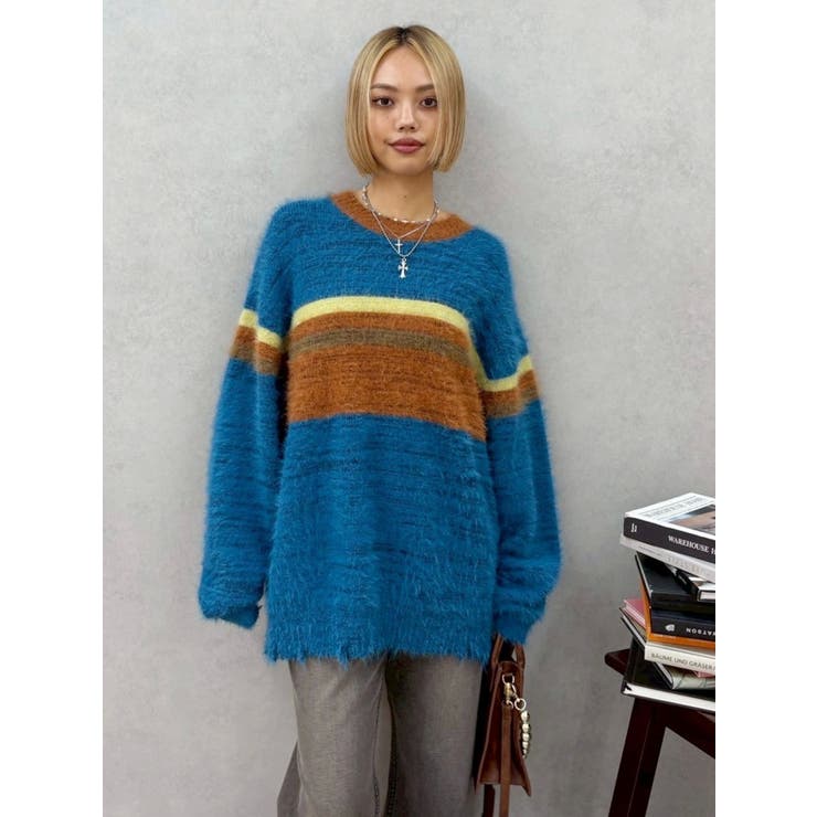 マフラーSETシャギーニットトップス | EVRIS | 詳細画像25 