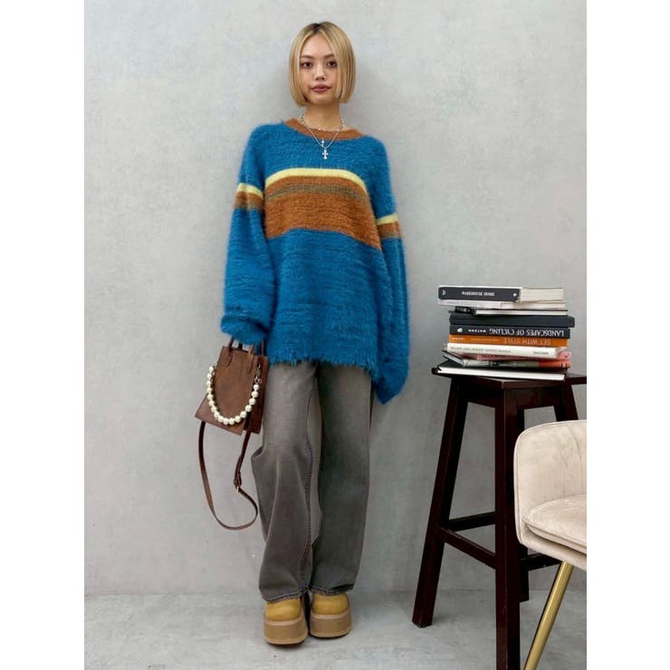 マフラーSETシャギーニットトップス | EVRIS | 詳細画像27 