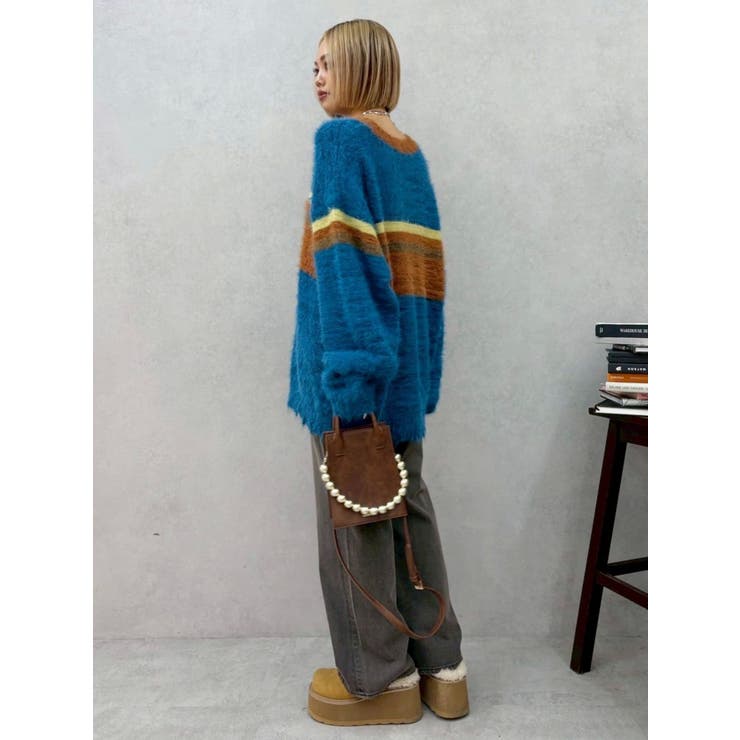 マフラーSETシャギーニットトップス | EVRIS | 詳細画像28 