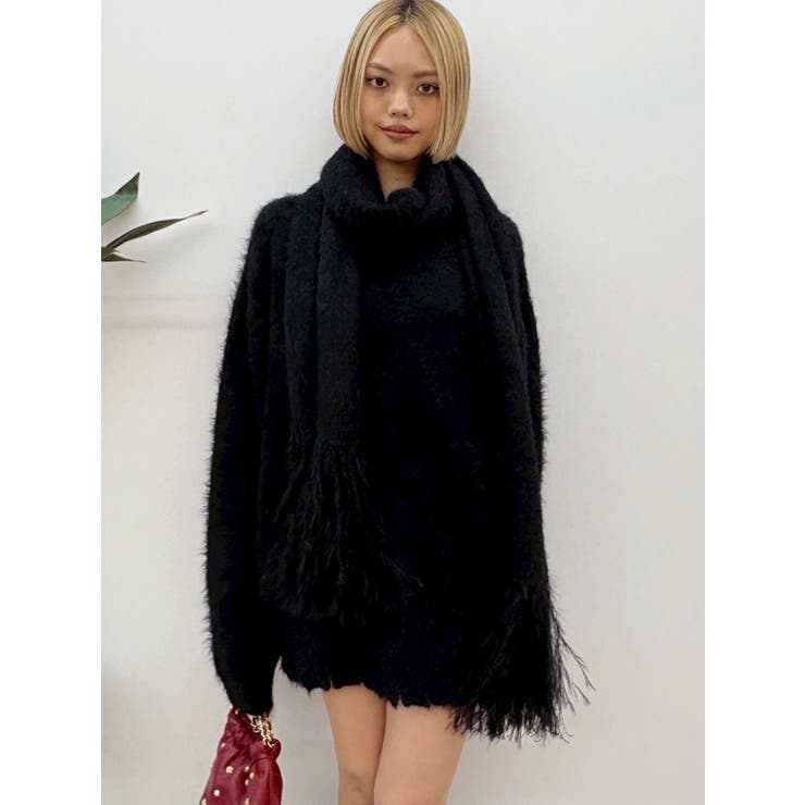 マフラーSETシャギーニットトップス | EVRIS | 詳細画像32 