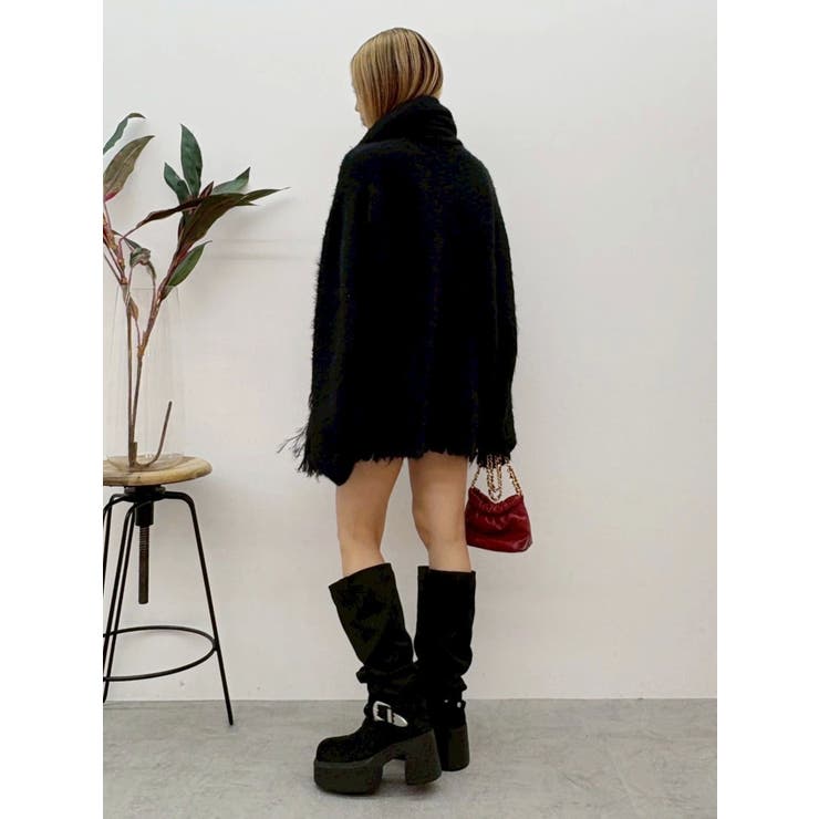 マフラーSETシャギーニットトップス | EVRIS | 詳細画像37 