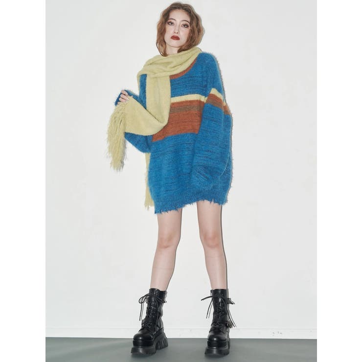 マフラーSETシャギーニットトップス | EVRIS | 詳細画像5 