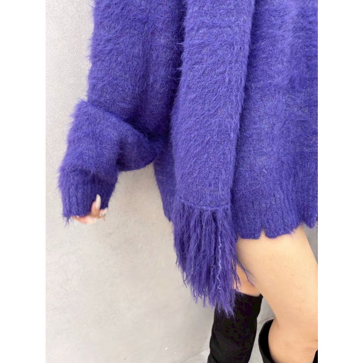 マフラーSETシャギーニットトップス | EVRIS | 詳細画像9 