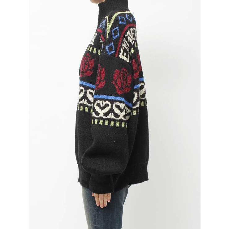 フラワーミックスジャガードニットトップス | EVRIS | 詳細画像36 