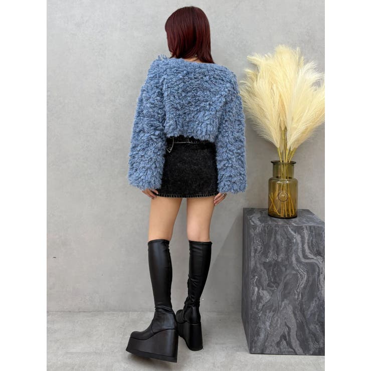 ショートループニットトップス | EVRIS | 詳細画像21 