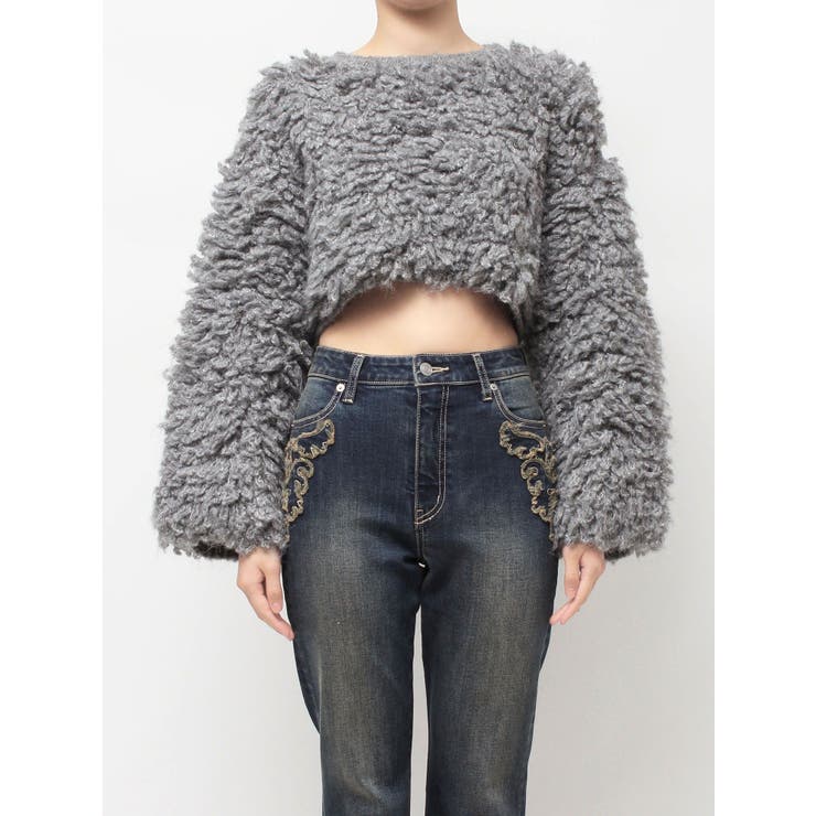 ショートループニットトップス | EVRIS | 詳細画像22 