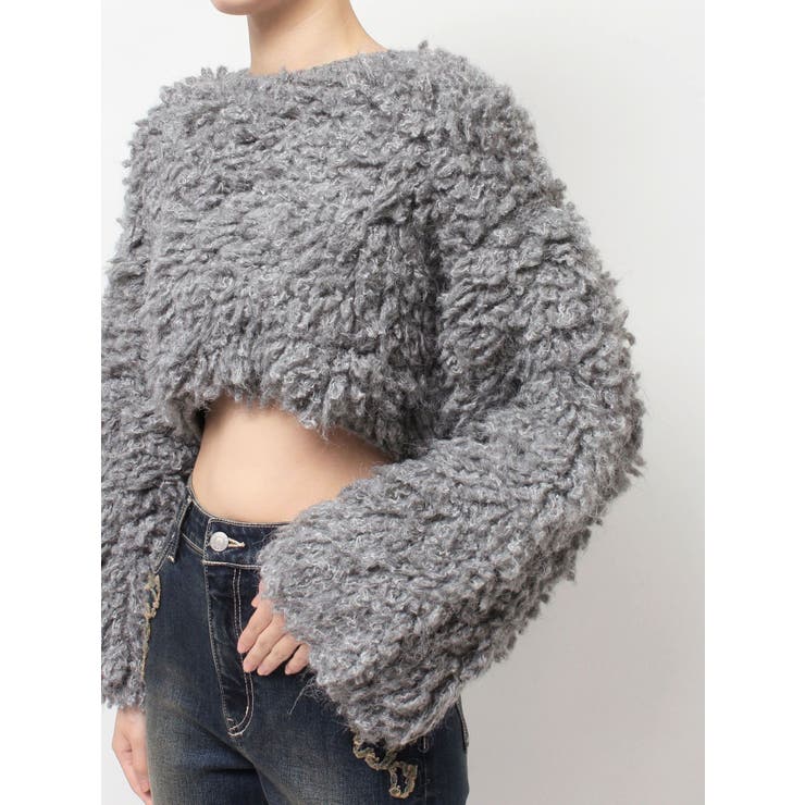 ショートループニットトップス | EVRIS | 詳細画像26 