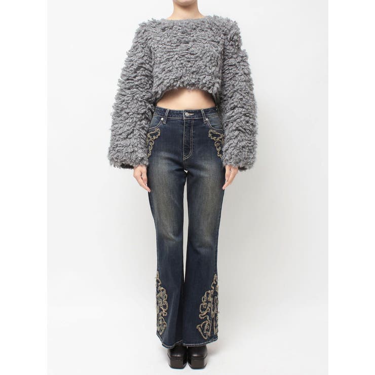 ショートループニットトップス | EVRIS | 詳細画像29 