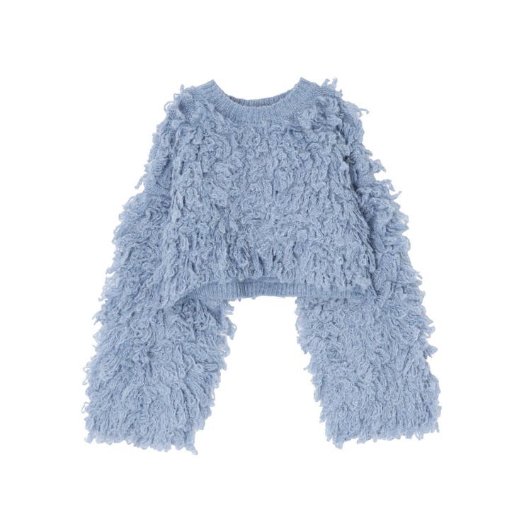 ショートループニットトップス | EVRIS | 詳細画像34 