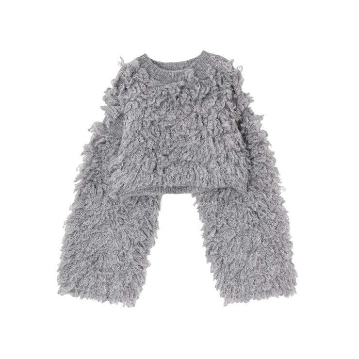 ショートループニットトップス | EVRIS | 詳細画像35 