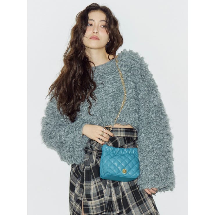 ショートループニットトップス | EVRIS | 詳細画像4 