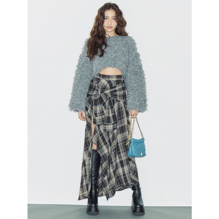 ショートループニットトップス | EVRIS | 詳細画像6 