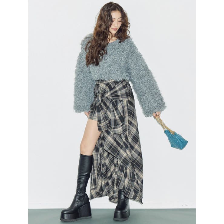 ショートループニットトップス | EVRIS | 詳細画像8 