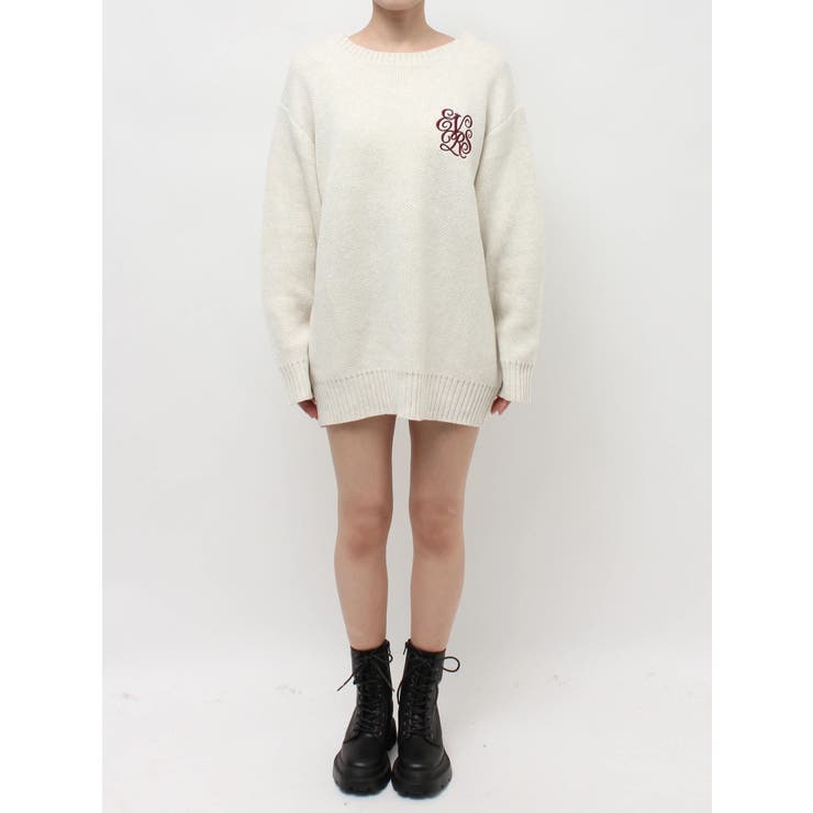 ワンポイントバックオープンニットトップス | EVRIS | 詳細画像10 