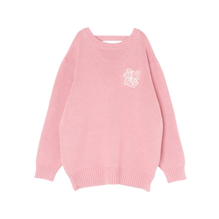 ワンポイントバックオープンニットトップス | EVRIS | 詳細画像16 