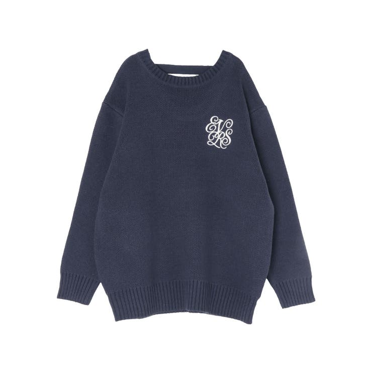 ワンポイントバックオープンニットトップス | EVRIS | 詳細画像17 