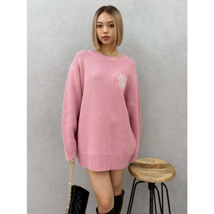 ワンポイントバックオープンニットトップス | EVRIS | 詳細画像27 