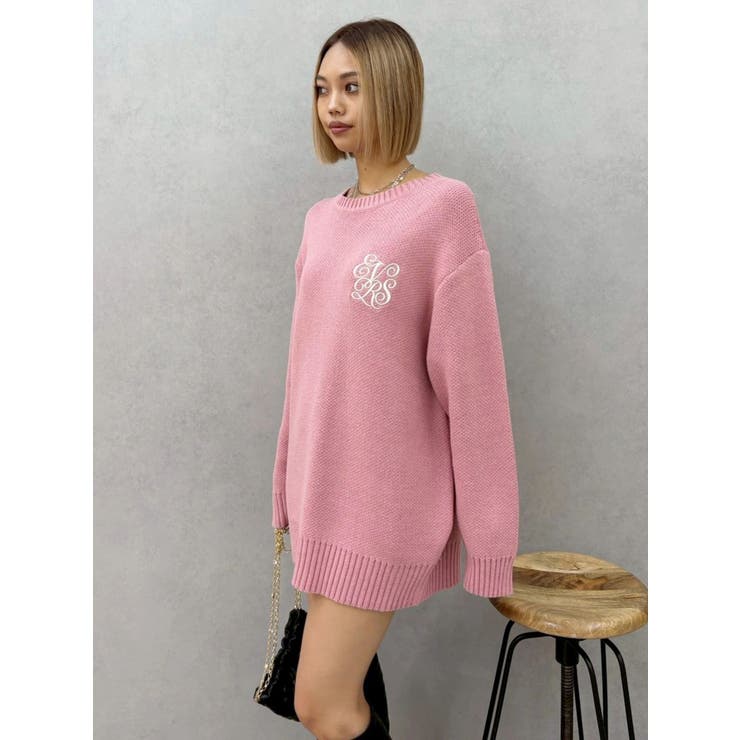 ワンポイントバックオープンニットトップス | EVRIS | 詳細画像28 