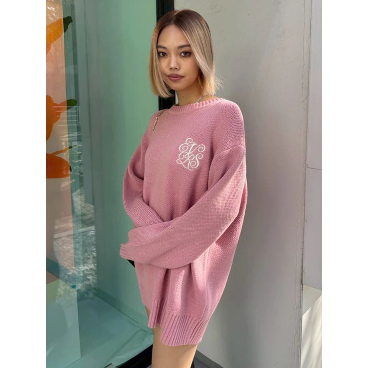 ワンポイントバックオープンニットトップス | EVRIS | 詳細画像36 