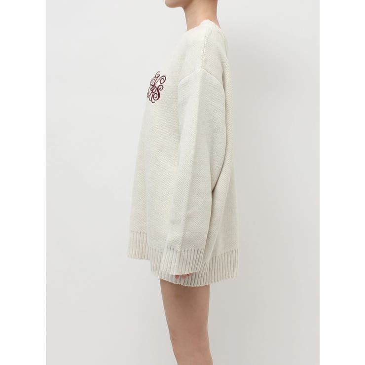 ワンポイントバックオープンニットトップス | EVRIS | 詳細画像4 