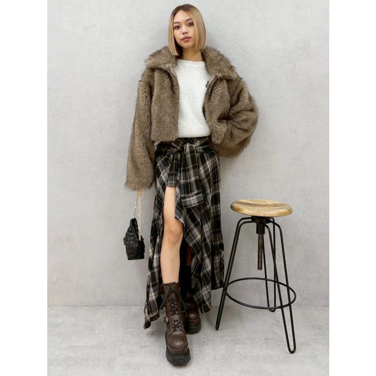 ワンポイントバックオープンニットトップス | EVRIS | 詳細画像45 