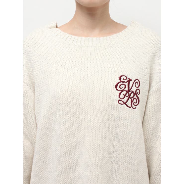 ワンポイントバックオープンニットトップス | EVRIS | 詳細画像6 