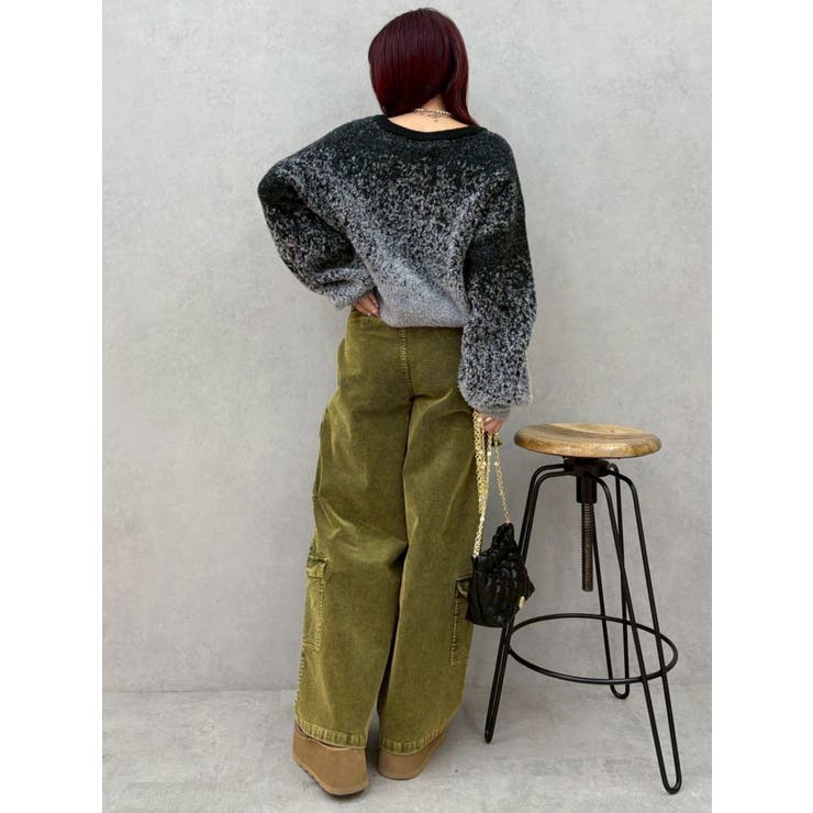 ロゴシャギーニットトップス | EVRIS | 詳細画像16 