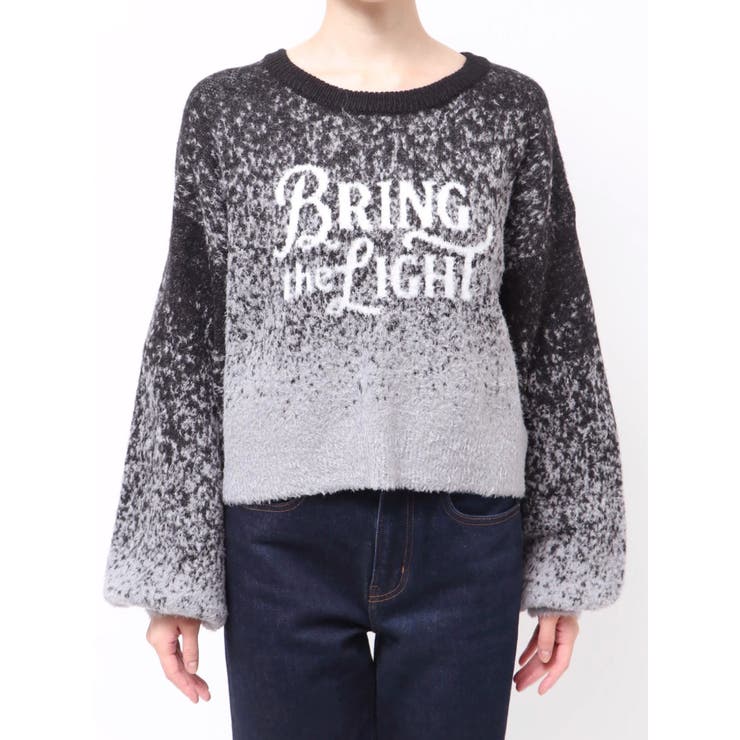 ロゴシャギーニットトップス | EVRIS | 詳細画像24 