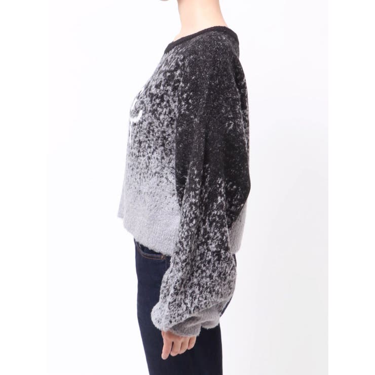 ロゴシャギーニットトップス | EVRIS | 詳細画像25 