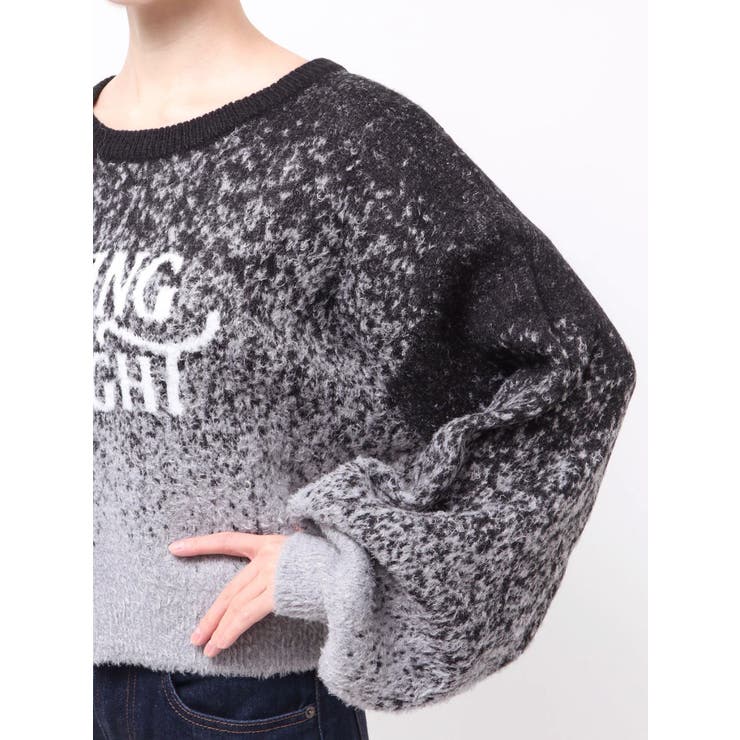 ロゴシャギーニットトップス | EVRIS | 詳細画像28 