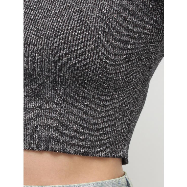 オープンアームラメチャームニットトップス | EVRIS | 詳細画像45 