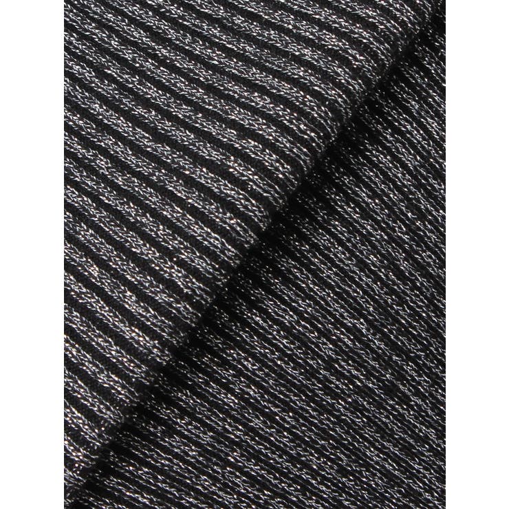 オープンアームラメチャームニットトップス | EVRIS | 詳細画像46 