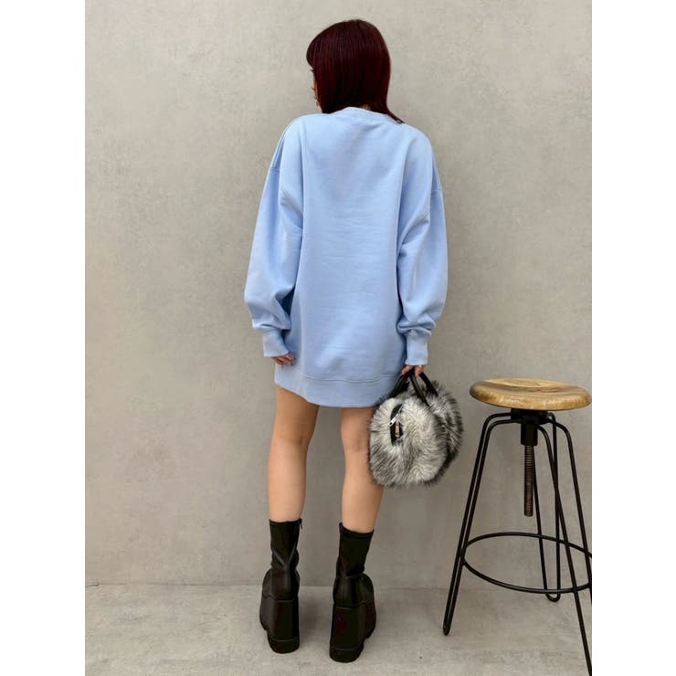 STARDUSTラインストーンBIGスウェットトップス | EVRIS | 詳細画像25 