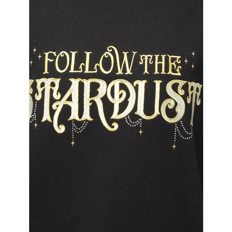 STARDUSTラインストーンBIGスウェットトップス | EVRIS | 詳細画像40 