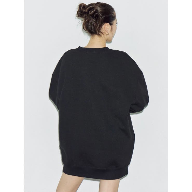 STARDUSTラインストーンBIGスウェットトップス | EVRIS | 詳細画像5 