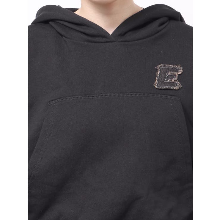 デニムワンポイントバルーンショートフーディ【セットアップ着用可能】 | EVRIS | 詳細画像35 