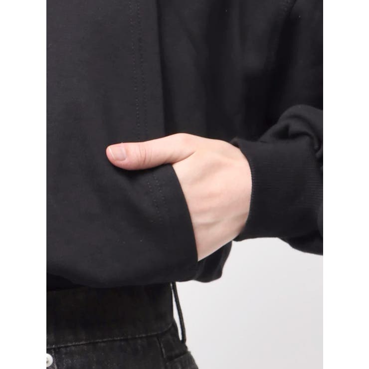 デニムワンポイントバルーンショートフーディ【セットアップ着用可能】 | EVRIS | 詳細画像37 