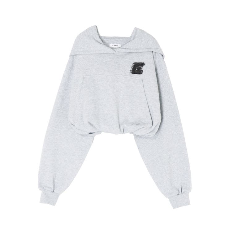 デニムワンポイントバルーンショートフーディ【セットアップ着用可能】 | EVRIS | 詳細画像44 