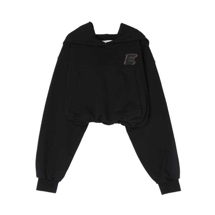 デニムワンポイントバルーンショートフーディ【セットアップ着用可能】 | EVRIS | 詳細画像46 