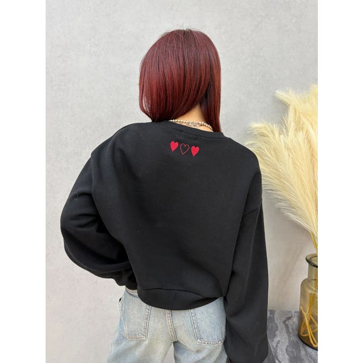 グラフィックショートスウェット | EVRIS | 詳細画像12 