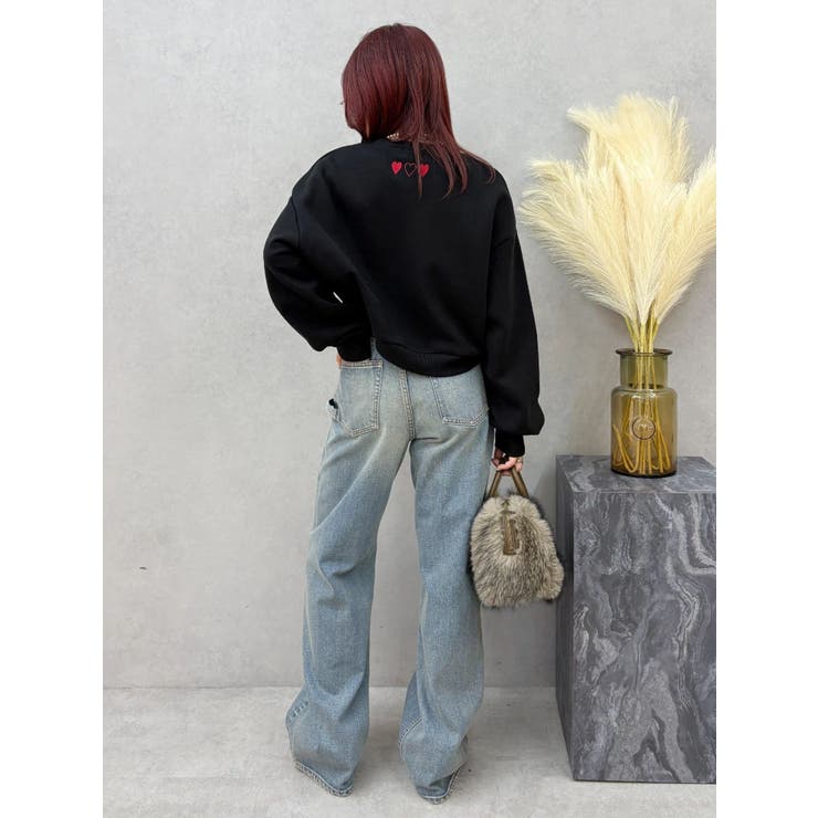 グラフィックショートスウェット | EVRIS | 詳細画像13 