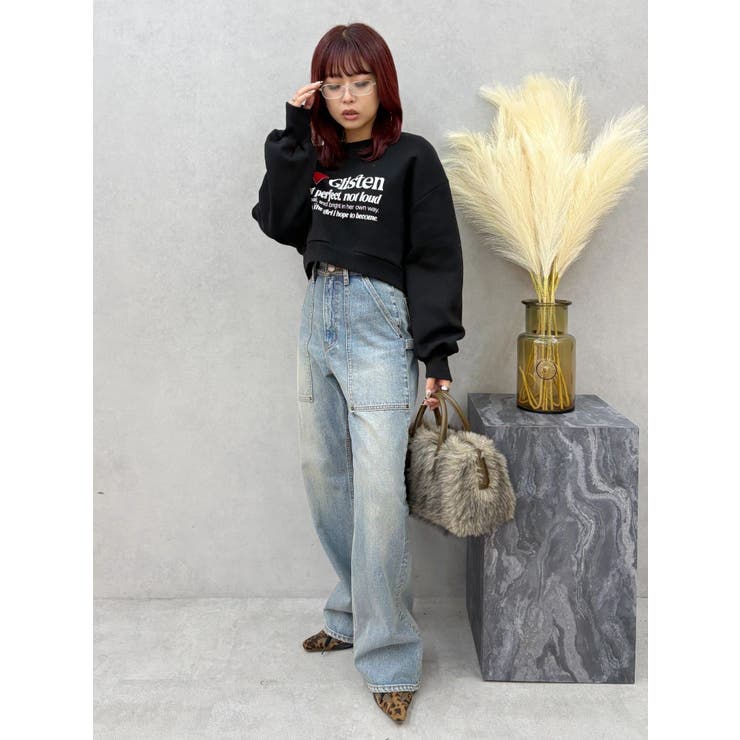 グラフィックショートスウェット | EVRIS | 詳細画像14 