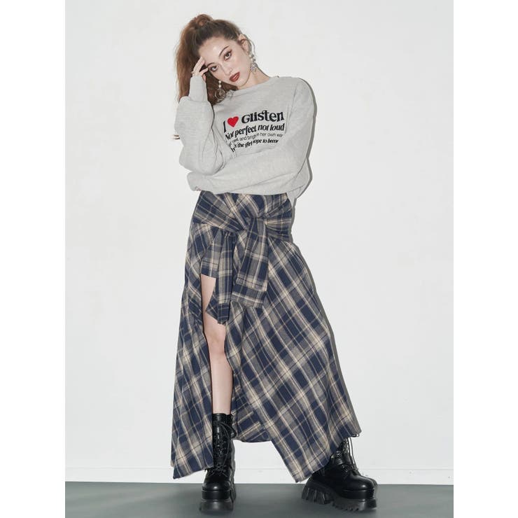 グラフィックショートスウェット | EVRIS | 詳細画像7 