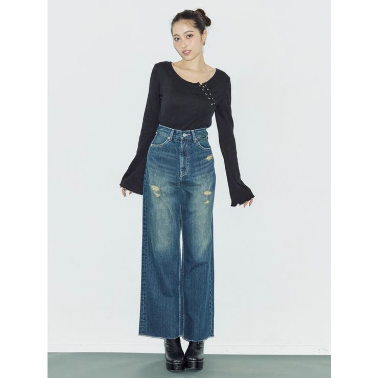 レースアップカットソー | EVRIS | 詳細画像10 