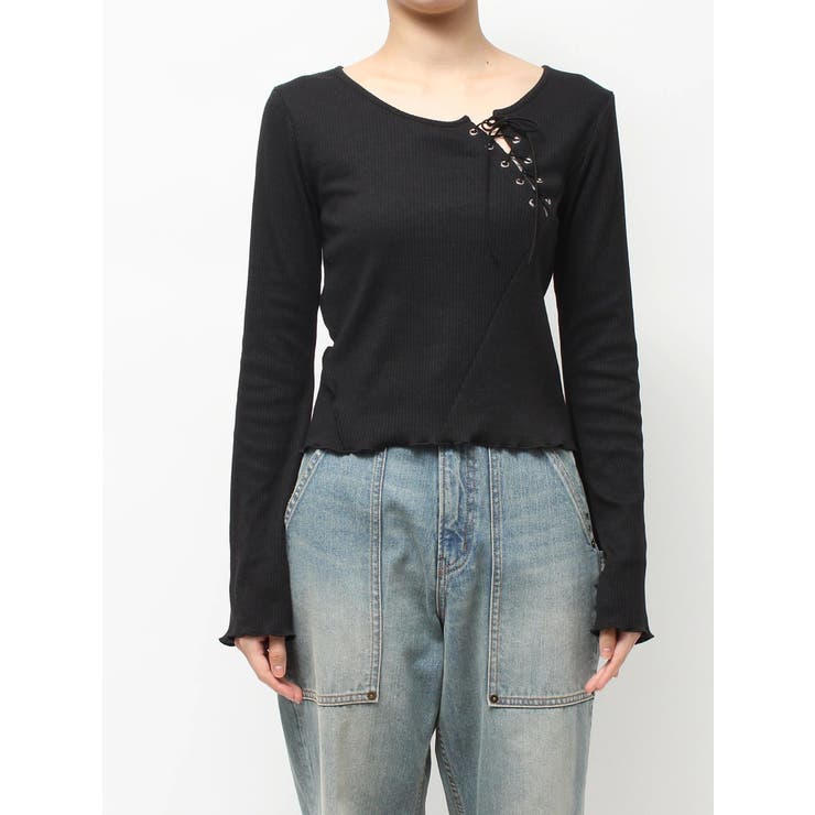 レースアップカットソー | EVRIS | 詳細画像28 