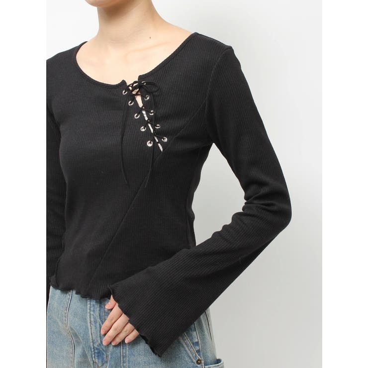 レースアップカットソー | EVRIS | 詳細画像32 