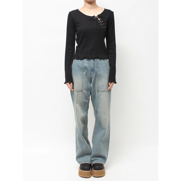 レースアップカットソー | EVRIS | 詳細画像35 