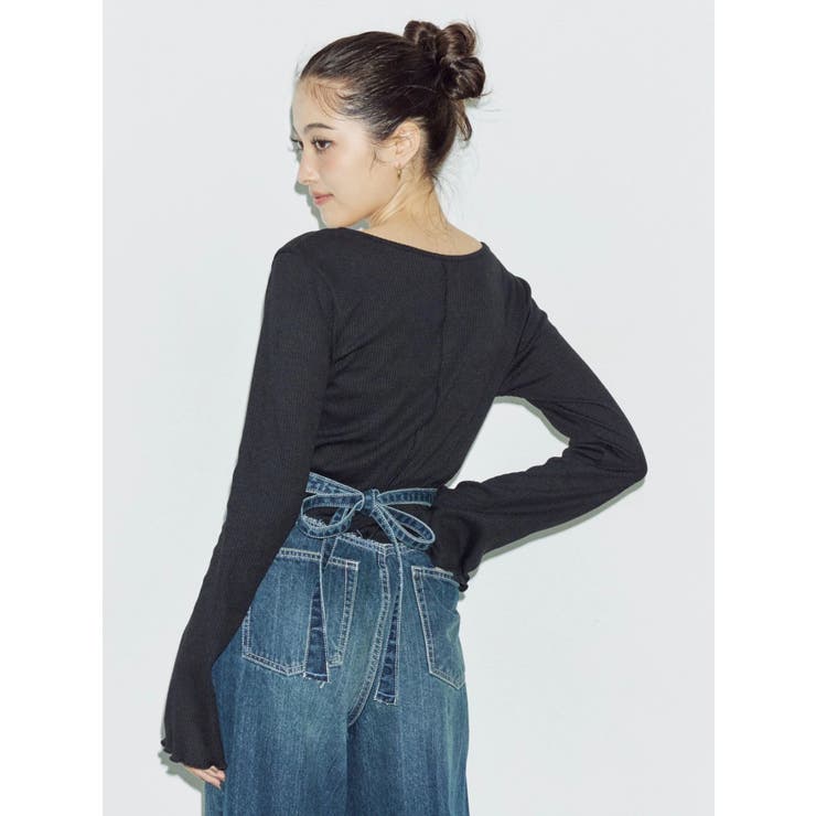 レースアップカットソー | EVRIS | 詳細画像9 