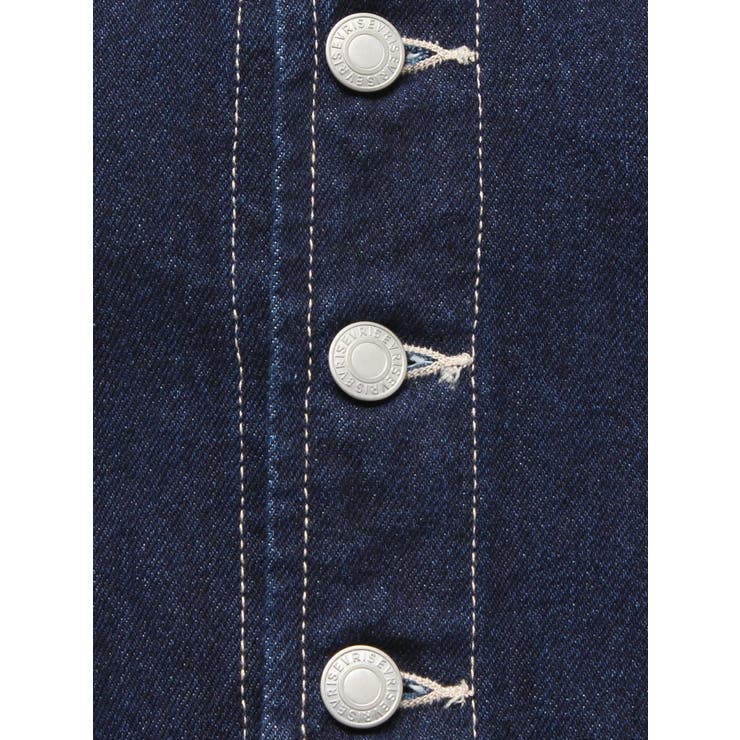 ヴィンテージライクデニムベスト【セットアップ着用可能】 | EVRIS | 詳細画像30 