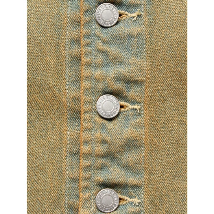 ヴィンテージライクデニムベスト【セットアップ着用可能】 | EVRIS | 詳細画像38 